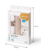 BABYONO Set 3 scutece din muselina super soft 34814 din bumbac 70x70 cm