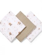 BABYONO Set 3 scutece din muselina super soft 34815 din bumbac 70x70 cm