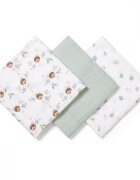 BABYONO Set 3 scutece din muselina super soft 34816 din bumbac 70x70 cm