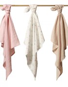 BABYONO Set 3 scutece din muselina super soft 70x70 cm multicolor 01