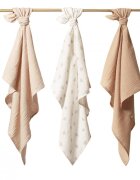BABYONO Set 3 scutece din muselina super soft 70x70 cm multicolor 02