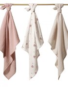 BABYONO Set 3 scutece din muselina super soft 70x70 cm multicolor 03