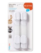 BABYONO Set 4 protectii universale albe pentru mobila