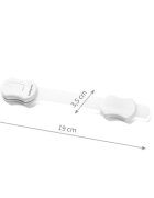 BABYONO Set 4 protectii universale albe pentru mobila