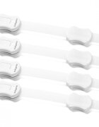 BABYONO Set 4 protectii universale albe pentru mobila