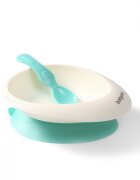 BABYONO Set castron si lingurita verde