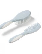 BABYONO Set perie si pieptan pentru copii Alb