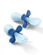 BABYONO Set tacamuri Baby Ono ergonomice albastru