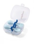 BABYONO Set tacamuri Baby Ono ergonomice albastru