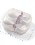 BABYONO Set tacamuri Baby Ono ergonomice roz