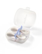 BABYONO Set tacamuri ergonomice copii albastru deschis