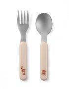 BABYONO Set tacamuri lingurita si furculita din inox 106503