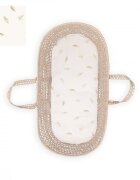 BabySteps Cearsaf din bumbac cu elastic pe contur pentru landou si cosulete Boho