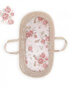 BabySteps Cearsaf din bumbac cu elastic pe contur pentru landou si cosulete Peony
