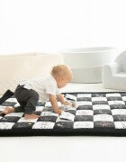 BabySteps Covor de joaca termoizolant cu activitati senzoriale 120x140cm Contrast