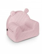 BabySteps Fotoliu pentru copii cu spatar catifea Velvet Ursulet Teddy Sepia Rose