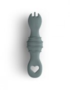 BabySteps Furculita si lingura 2 in 1 din silicon alimentar fara BPA BPS PVC si ftalati Ether