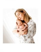 BabySteps Halat Kimono pentru gravide si mamici bumbac marime universala Boho