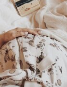 BabySteps Halat Kimono pentru gravide si mamici bumbac marime universala Boho
