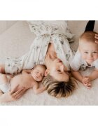 BabySteps Halat Kimono pentru gravide si mamici bumbac marime universala Boho