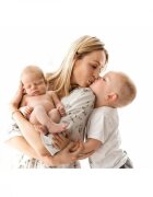 BabySteps Halat Kimono pentru gravide si mamici bumbac marime universala Boho