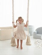 BabySteps Leagan din lemn si spuma by pentru copii WoodSwing catifea Velvet Grey
