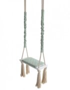 BabySteps Leagan din lemn si spuma by pentru copii WoodSwing catifea Velvet Mint