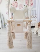 BabySteps Leagan pentru copii si bebelusi Catifea Velvet perna detasabila ursulet Teddy Mint