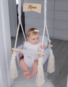 BabySteps Leagan pentru copii si bebelusi Catifea Velvet perna detasabila ursulet Teddy Mint
