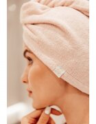 BabySteps Prosop Turban din bambus pentru mamici si copii Sepia Rose