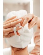 BabySteps Prosop Turban din bambus pentru mamici si copii Sepia Rose