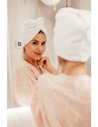 BabySteps Prosop Turban din bambus pentru mamici si copii Sepia Rose