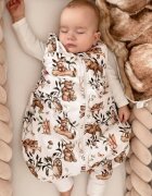 BabySteps Sac de dormit cu picioare bumbac 1 tog Eucalipt S 1 - 3 ani