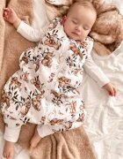BabySteps Sac de dormit cu picioare bumbac 1 tog Eucalipt S 1 - 3 ani