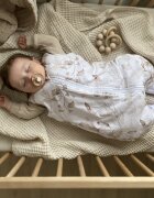 BabySteps Sac de dormit cu picioare bumbac 1 tog Eucalipt S 1 - 3 ani