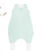 BabySteps Sac de dormit cu picioare bumbac muselina 0.5 Tog Pastel Blue M 3 ani+
