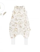 BabySteps Sac de dormit cu picioare bumbac muselina 1 Tog Light Boho S 1-3 ani