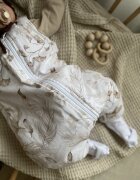 BabySteps Sac de dormit cu picioare bumbac muselina 1 Tog Light Boho XS 6-12 luni