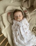 BabySteps Sac de dormit cu picioare din bumbac 1 tog Happy Bear S 1-3 ani