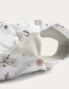 BabySteps Sac de dormit cu picioare Teddy white din bumbac 1 Tog 6-12 luni