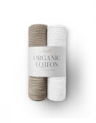 BabySteps Set 2 museline din bumbac organic Natur