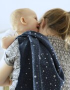 BabySteps Set 4 Museline din bumbac organic 100 Scutec multifunctional Boy 30 x 30 cm