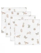 BabySteps Set 4 museline din bumbac si bambus Dreamland 30 x 30 cm