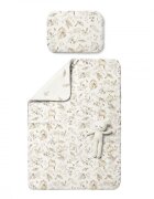 BabySteps Set pilota 75 x 100 cm si perna 30 x 40 cm pentru copii bumbac premium si umplutura hipoalergenica BabySoft fata dubla Boho