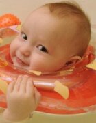 BABYSWIMMER Colac de gat pentru bebelusi roz 6-36 luni