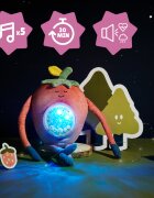 BADABULLE Lampa de veghe Barnabe in forma de capsuna cu proiectii si sunete linistitoare