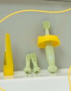 BADABULLE Periuta de dinti din silicon pentru bebelusi