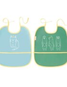 BADABULLE Set 2 bavetici cu animalute