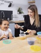 BADABULLE Set 5 recipiente etanse pentru pastrarea hranei