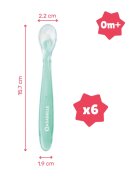 BADABULLE Set 6 lingurite colorate flexibile